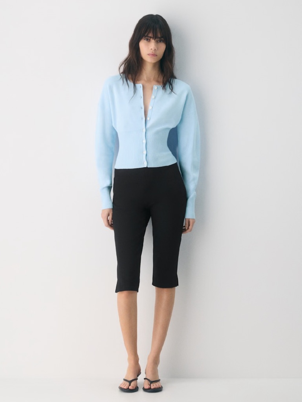Aritzia Go lightly Light Blue Cardigan